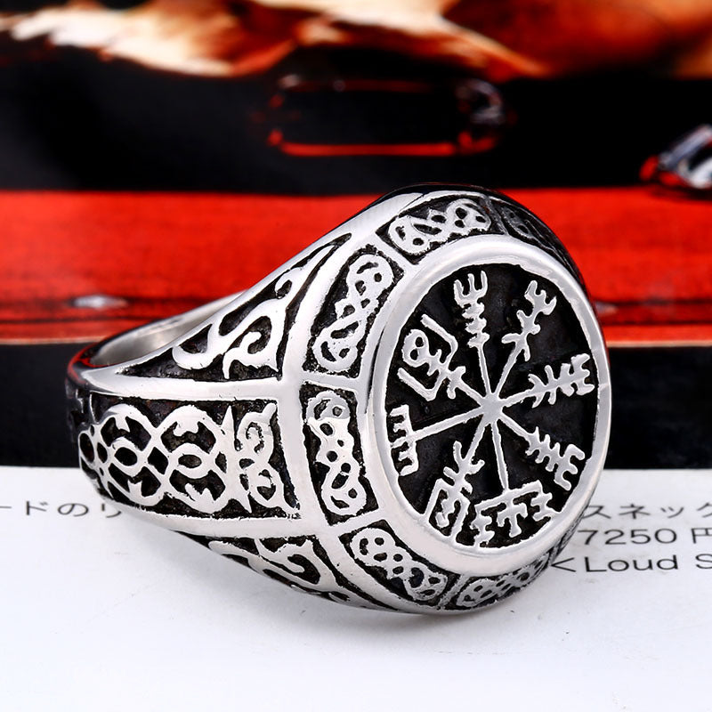 Fashion Vintage Titanium Steel Ring