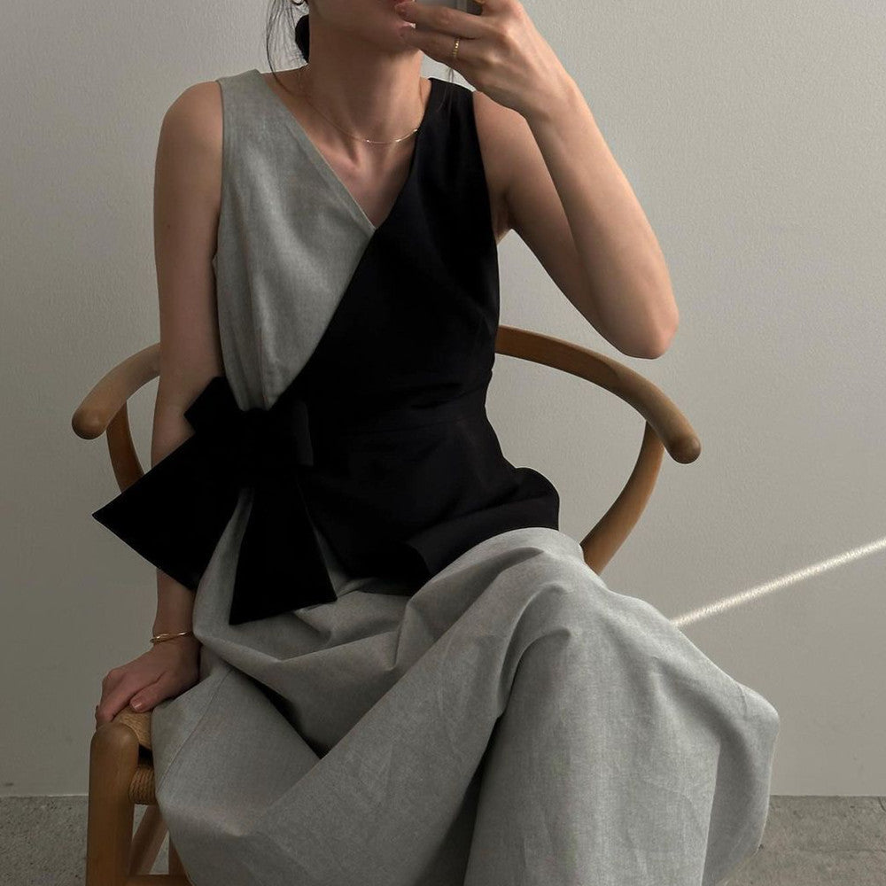 Women's Fashion Vintage Vest Dress