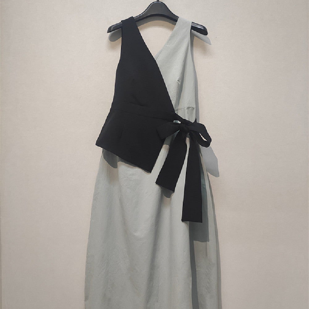 Women's Fashion Vintage Vest Dress