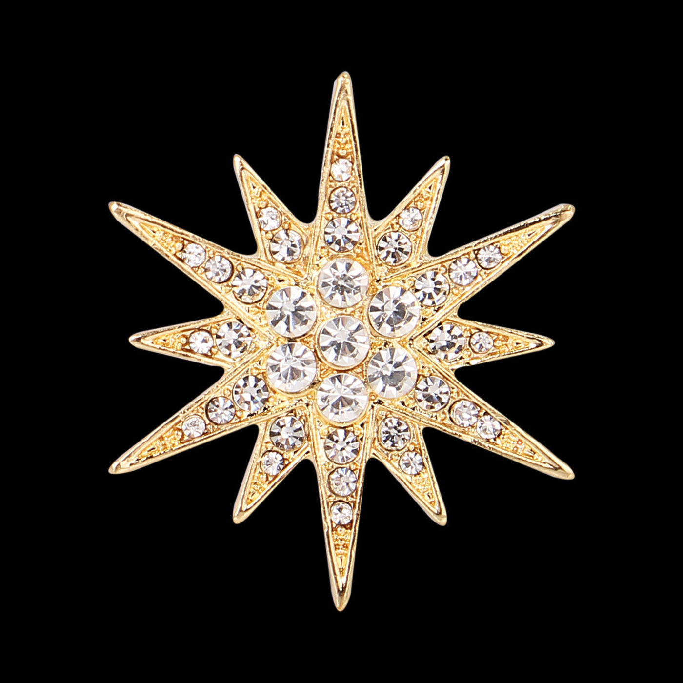 Diamond Fashion Cufflink Brooch Accessories