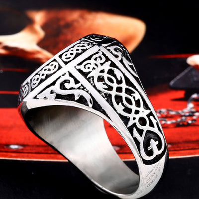 Fashion Vintage Titanium Steel Ring