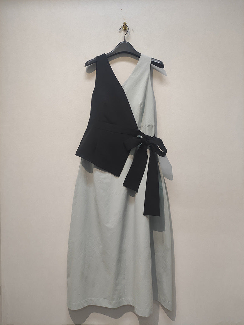 Women's Fashion Vintage Vest Dress